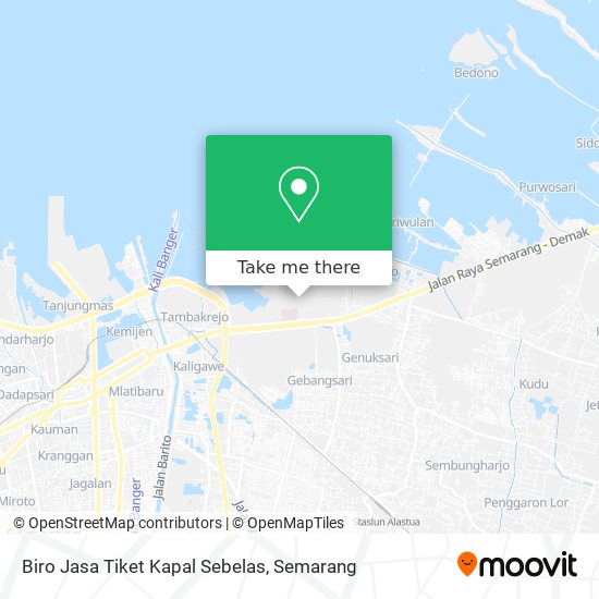 Biro Jasa Tiket Kapal Sebelas map