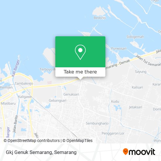 Gkj Genuk Semarang map