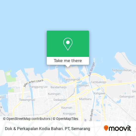 Dok & Perkapalan Kodia Bahari. PT map