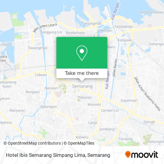 Hotel Ibis Semarang Simpang Lima map