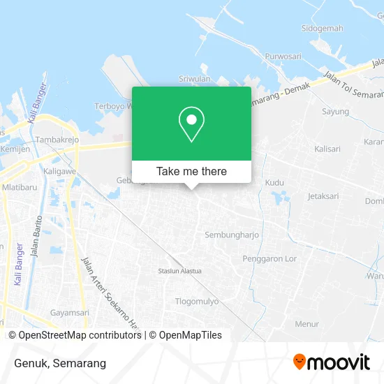 Genuk map