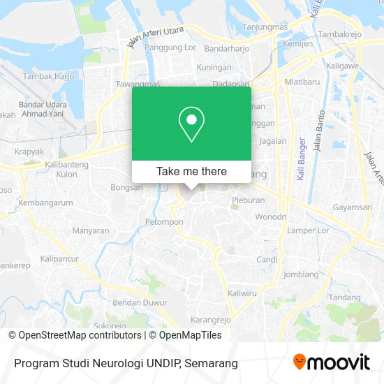 Program Studi Neurologi UNDIP map
