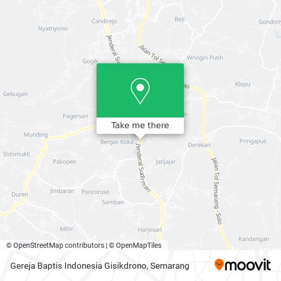 Gereja Baptis Indonesia Gisikdrono map