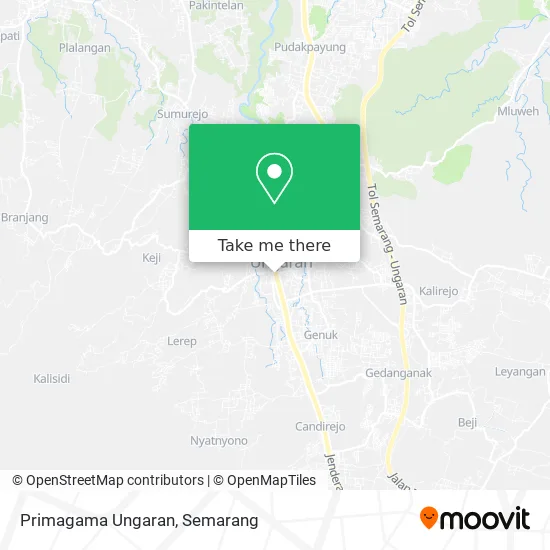 Primagama Ungaran map