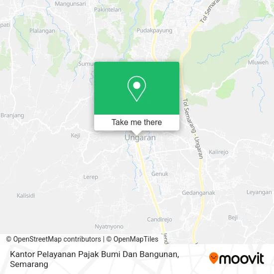 Kantor Pelayanan Pajak Bumi Dan Bangunan map