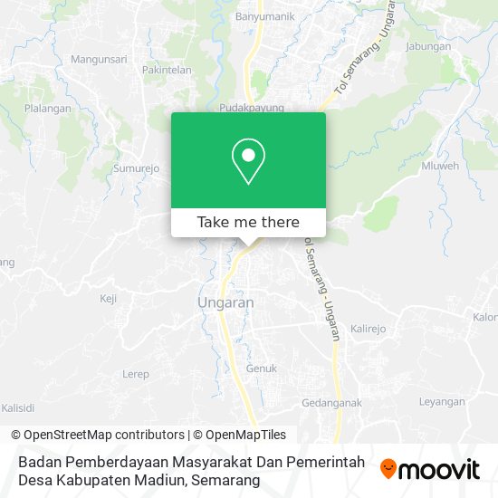 Badan Pemberdayaan Masyarakat Dan Pemerintah Desa Kabupaten Madiun map