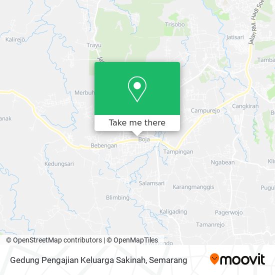 Gedung Pengajian Keluarga Sakinah map