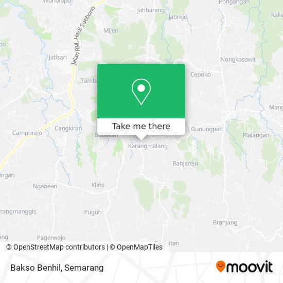 Bakso Benhil map