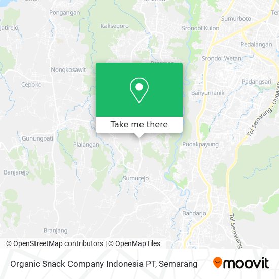 Organic Snack Company Indonesia PT map