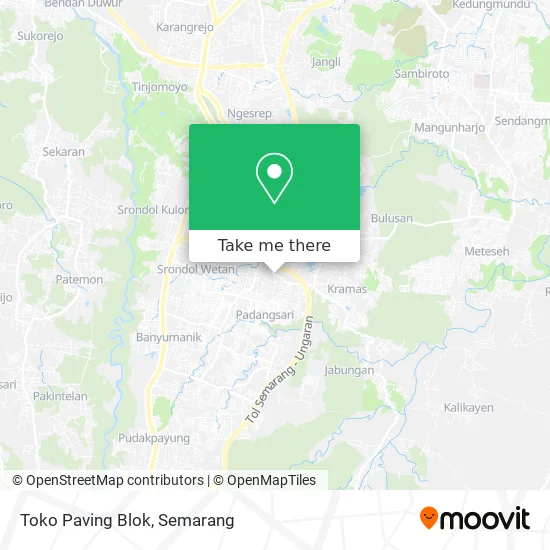 Toko Paving Blok map