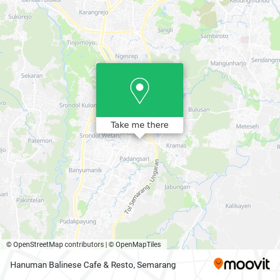 Hanuman Balinese Cafe & Resto map