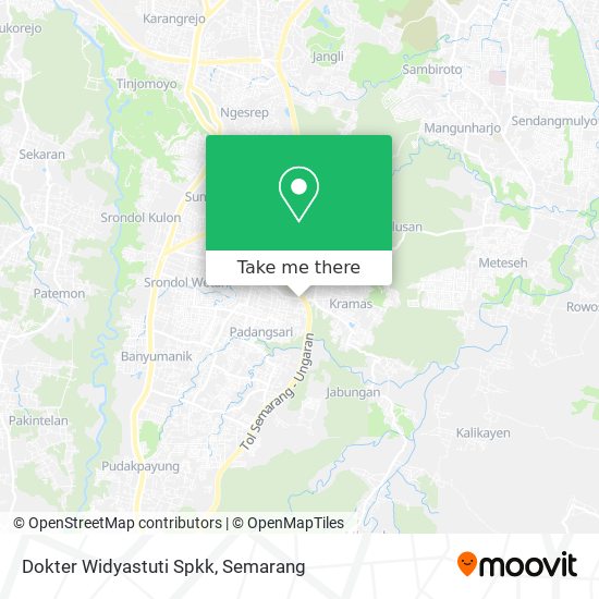 Dokter Widyastuti Spkk map