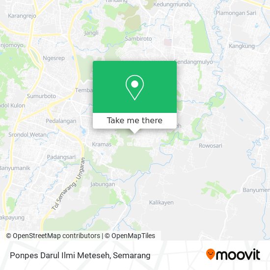 Ponpes Darul Ilmi Meteseh map