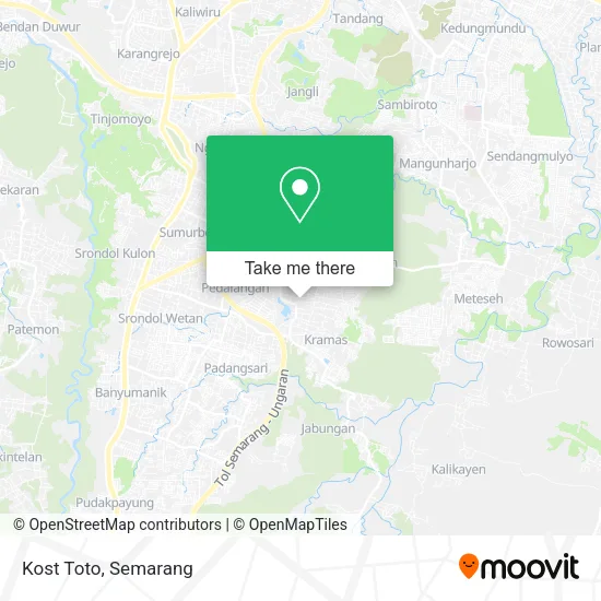 Kost Toto map
