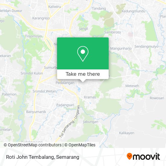 Roti John Tembalang map