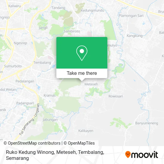 Ruko Kedung Winong, Meteseh, Tembalang map