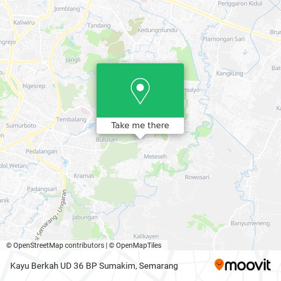 Kayu Berkah UD 36 BP Sumakim map