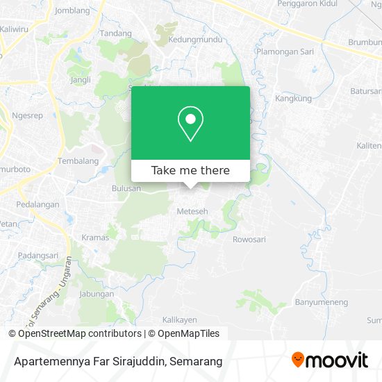 Apartemennya Far Sirajuddin map