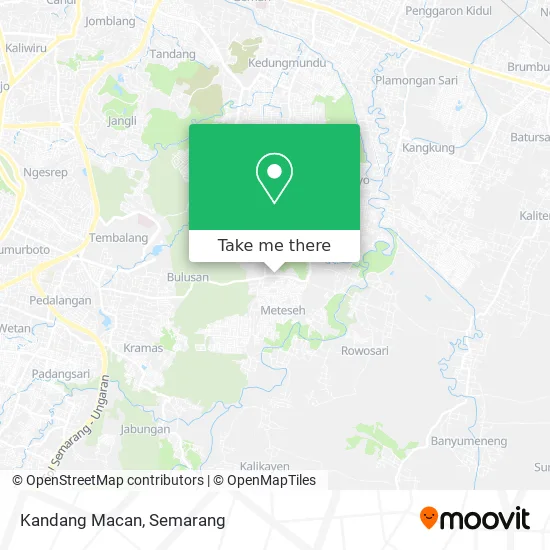 Kandang Macan map
