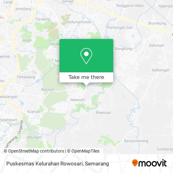 Puskesmas Kelurahan Rowosari map