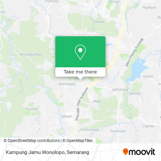 Kampung Jamu Wonolopo map