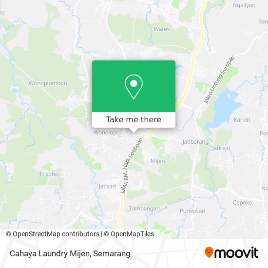 Cahaya Laundry Mijen map