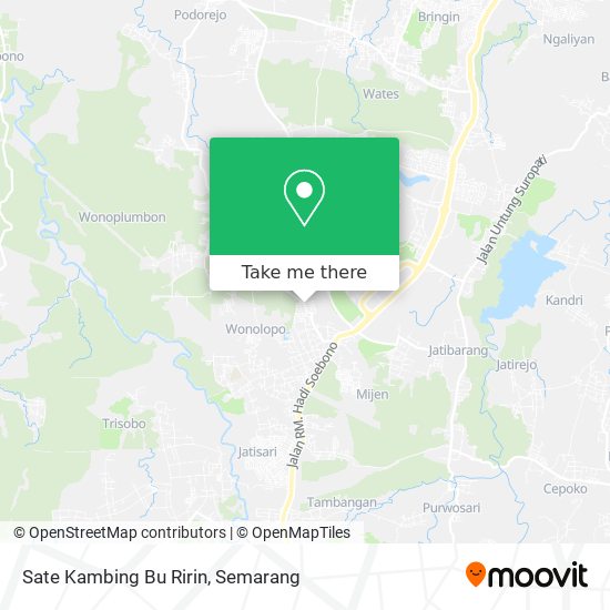 Sate Kambing Bu Ririn map