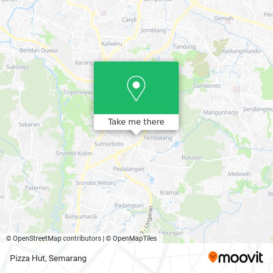 Pizza Hut map