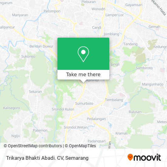 Trikarya Bhakti Abadi. CV map