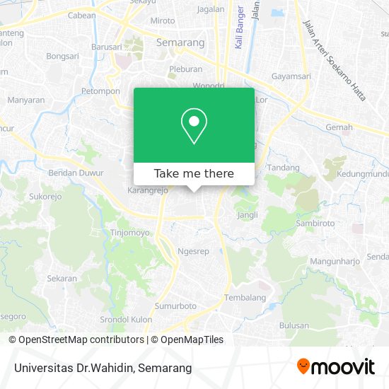 Universitas Dr.Wahidin map