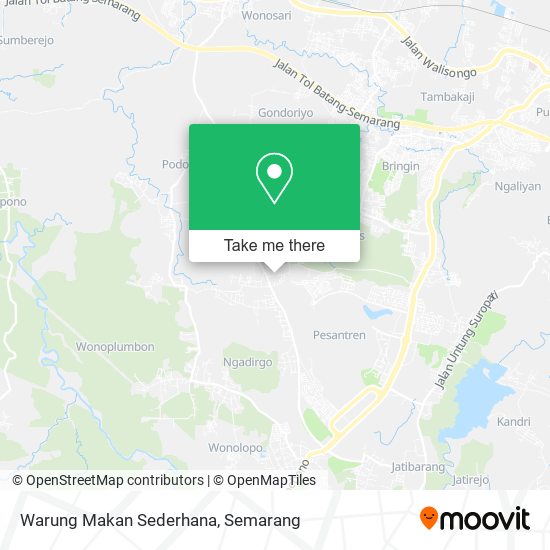 Warung Makan Sederhana map