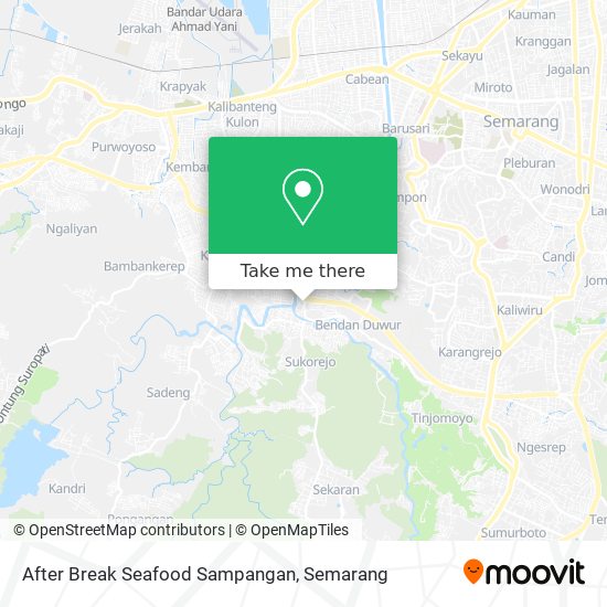 After Break Seafood Sampangan map