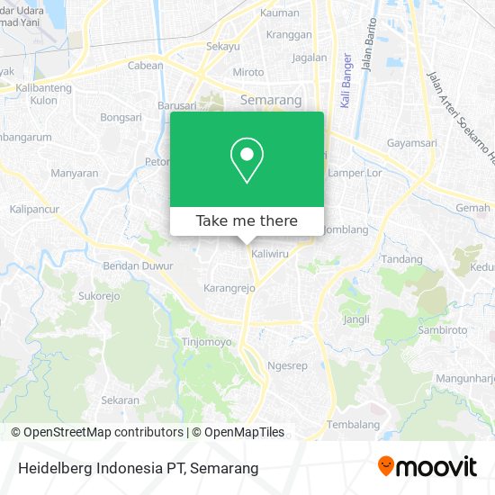 Heidelberg Indonesia PT map