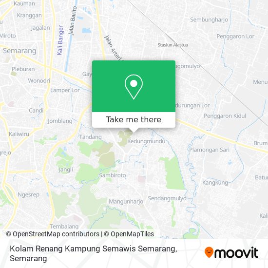 Kolam Renang Kampung Semawis Semarang map