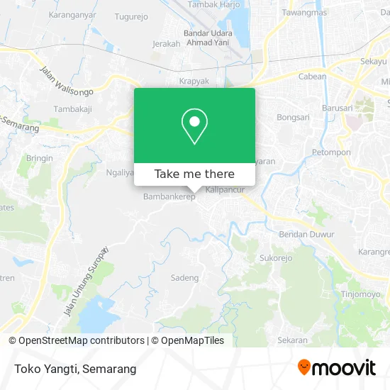 Toko Yangti map