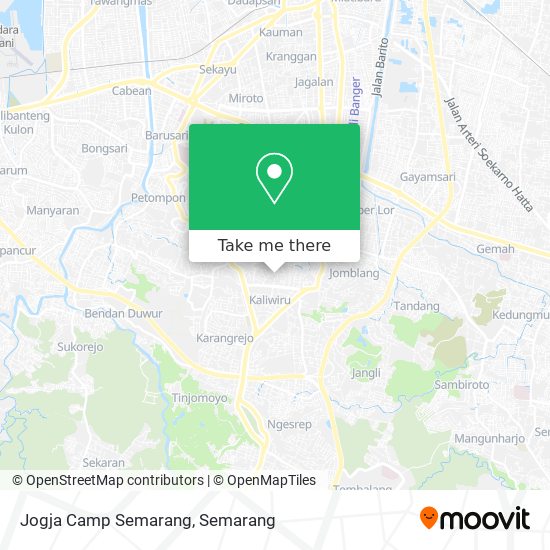 Jogja Camp Semarang map