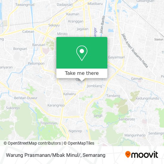 Warung Prasmanan/Mbak Minul/ map