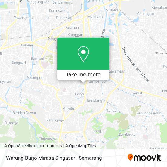 Warung Burjo Mirasa Singasari map