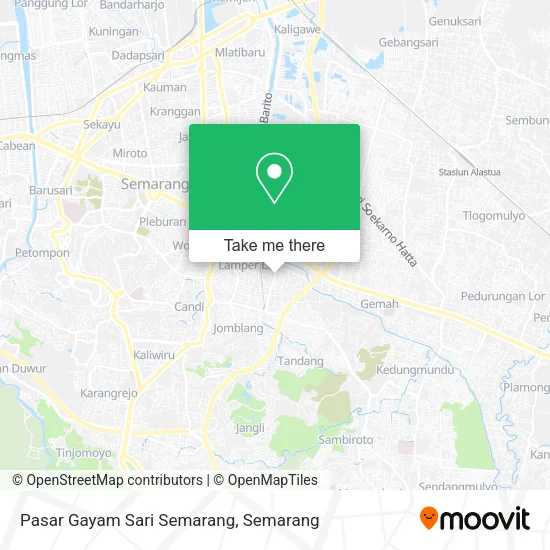 Pasar Gayam Sari Semarang map