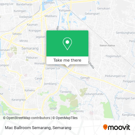 Mac Ballroom Semarang map