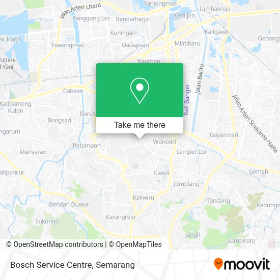 Bosch Service Centre map