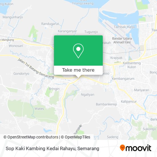 Sop Kaki Kambing Kedai Rahayu map