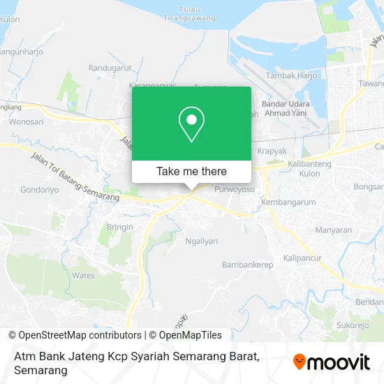 Atm Bank Jateng Kcp Syariah Semarang Barat map