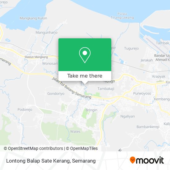 Lontong Balap Sate Kerang map