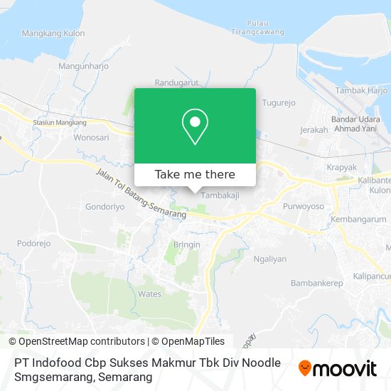 PT Indofood Cbp Sukses Makmur Tbk Div Noodle Smgsemarang map