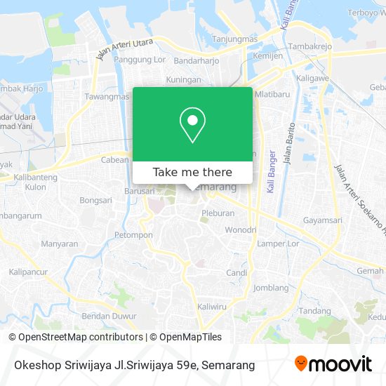 Okeshop Sriwijaya Jl.Sriwijaya 59e map