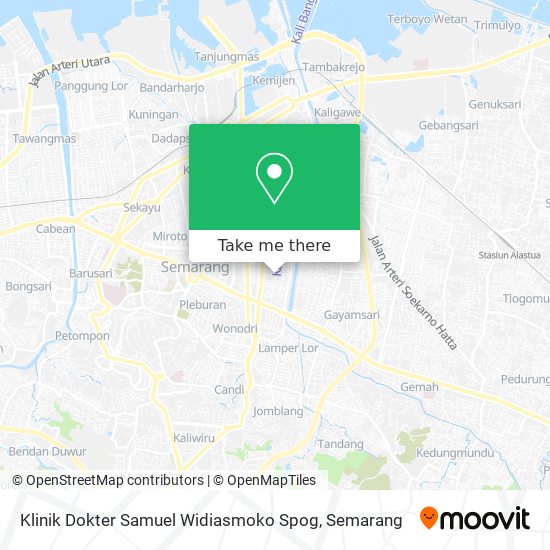 Klinik Dokter Samuel Widiasmoko Spog map