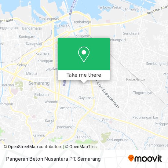 Pangeran Beton Nusantara PT map