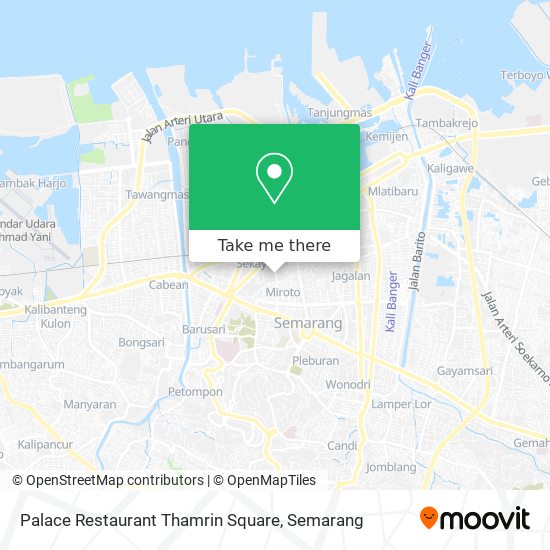 Palace Restaurant Thamrin Square map