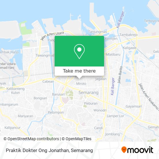 Praktik Dokter Ong Jonathan map